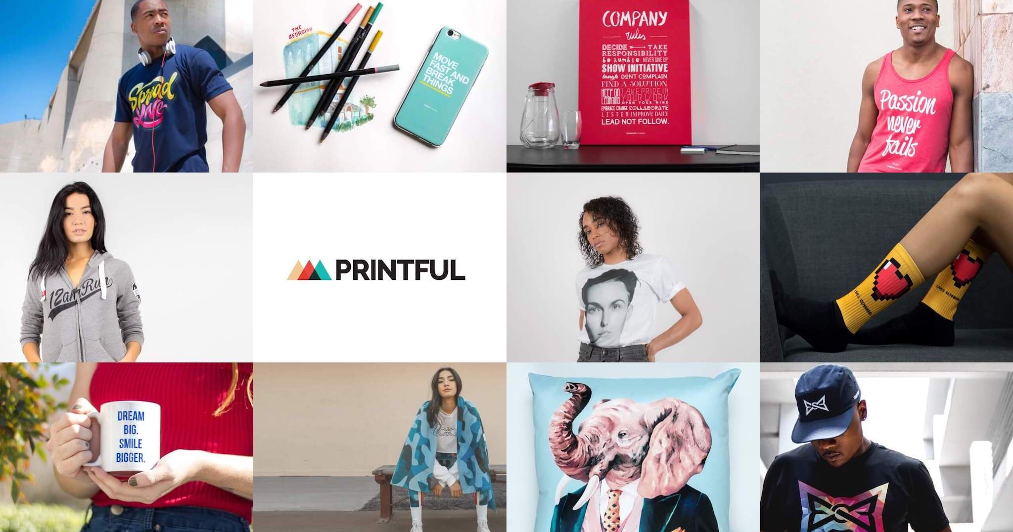Printful: Individuelle Drucke und Lagerung