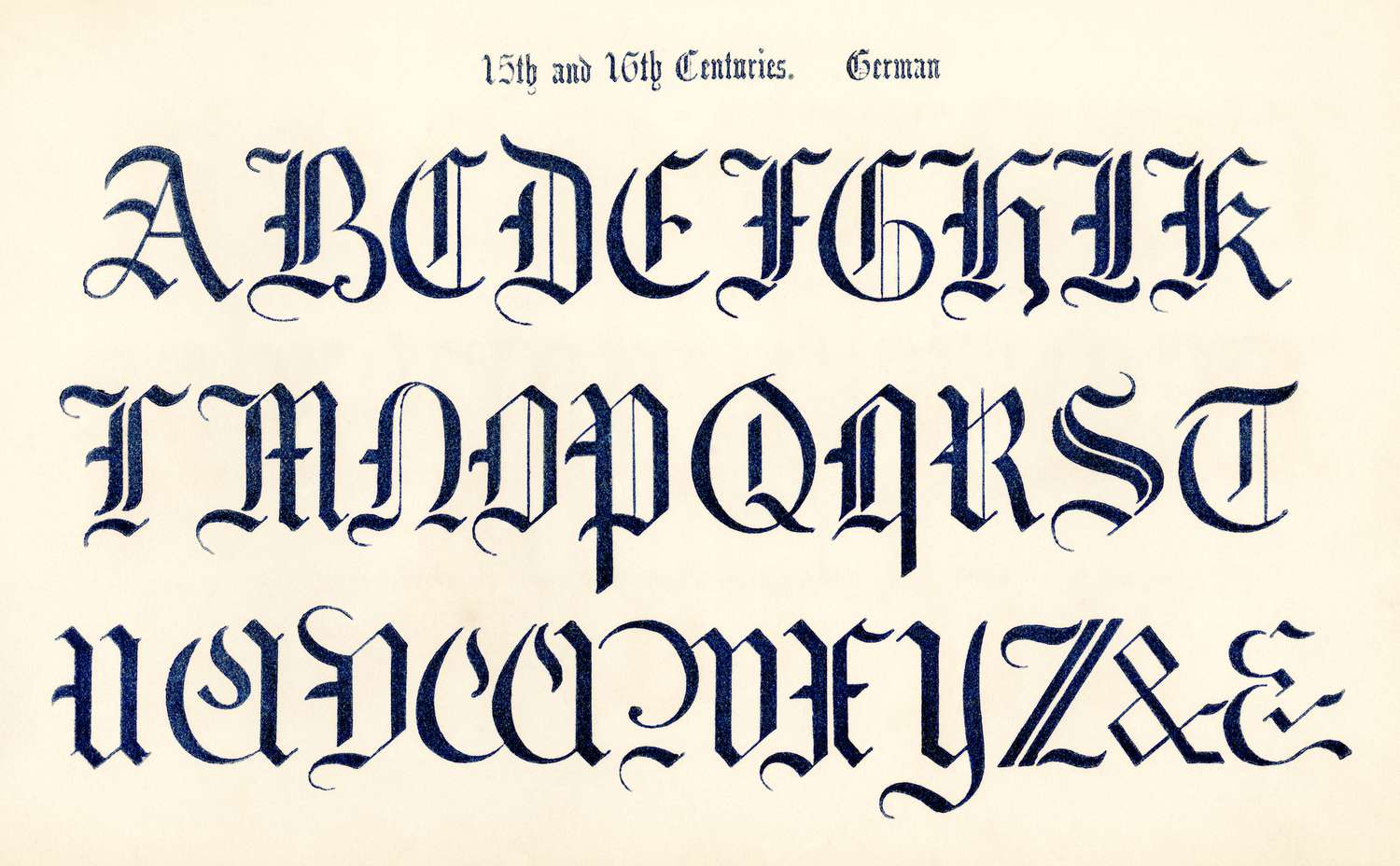 Traditional Certificate Fonts