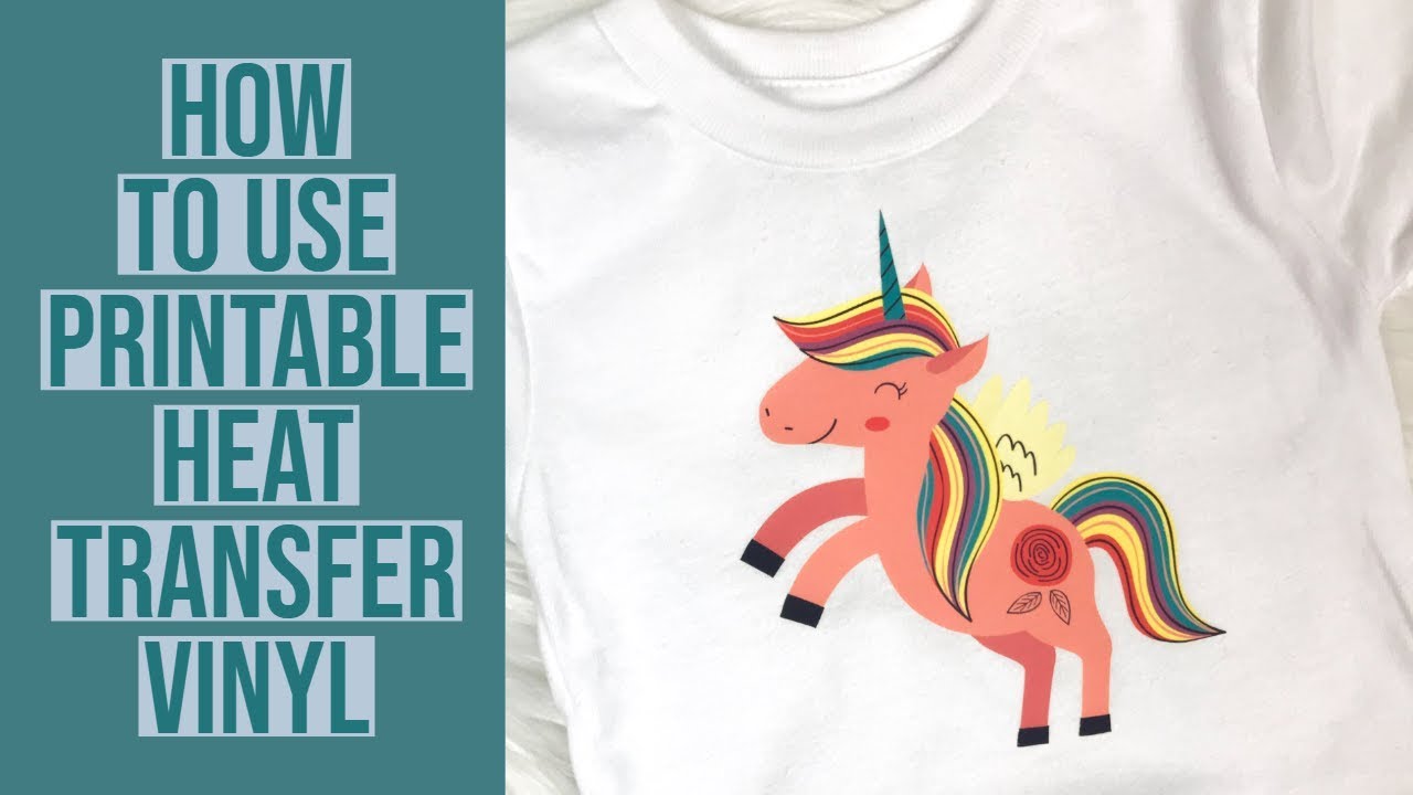 PRINTABLE HEAT TRANSFER VINYL WITH CRICUT USING STARCRAFT INKJET TRANSFERS
