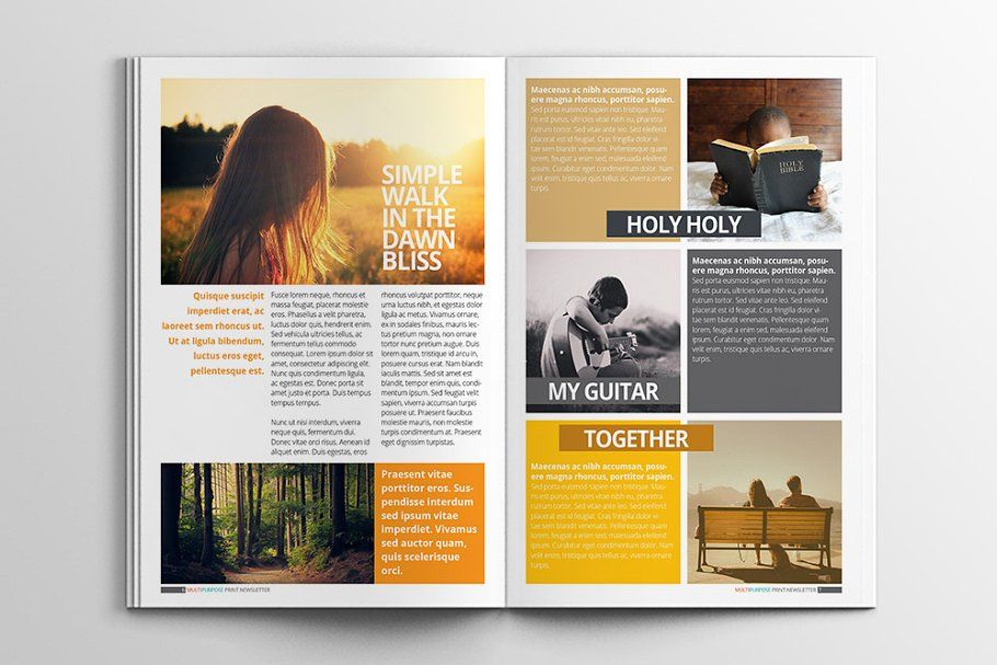 Multipurpose Print Newsletter