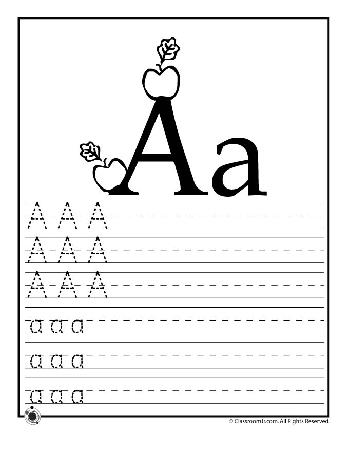 Learning ABCs Worksheets | Woo! Jr. Kids Activities : Childrens ...