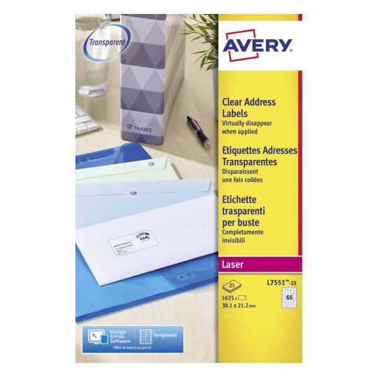 Address Labels L7551-25 | L7551-25 | Avery
