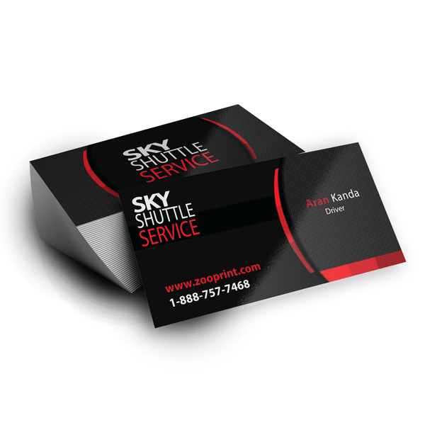 Shiny Business Card Printing | High Gloss Brilliance by ZooPrint