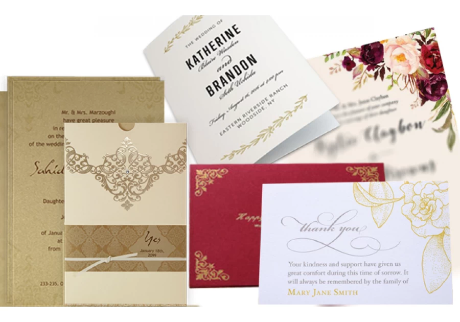 Custom Invitations card printing in Denpasar Bali for any party