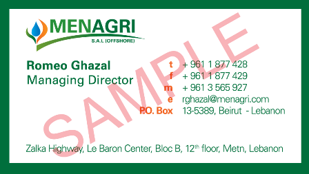 printing business cards beirut