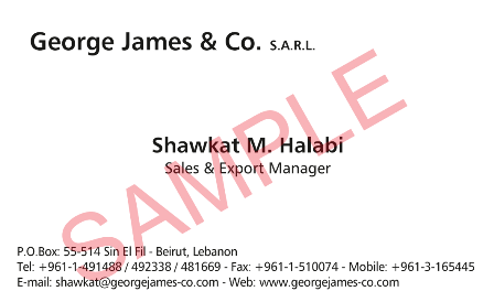 printing business cards beirut
