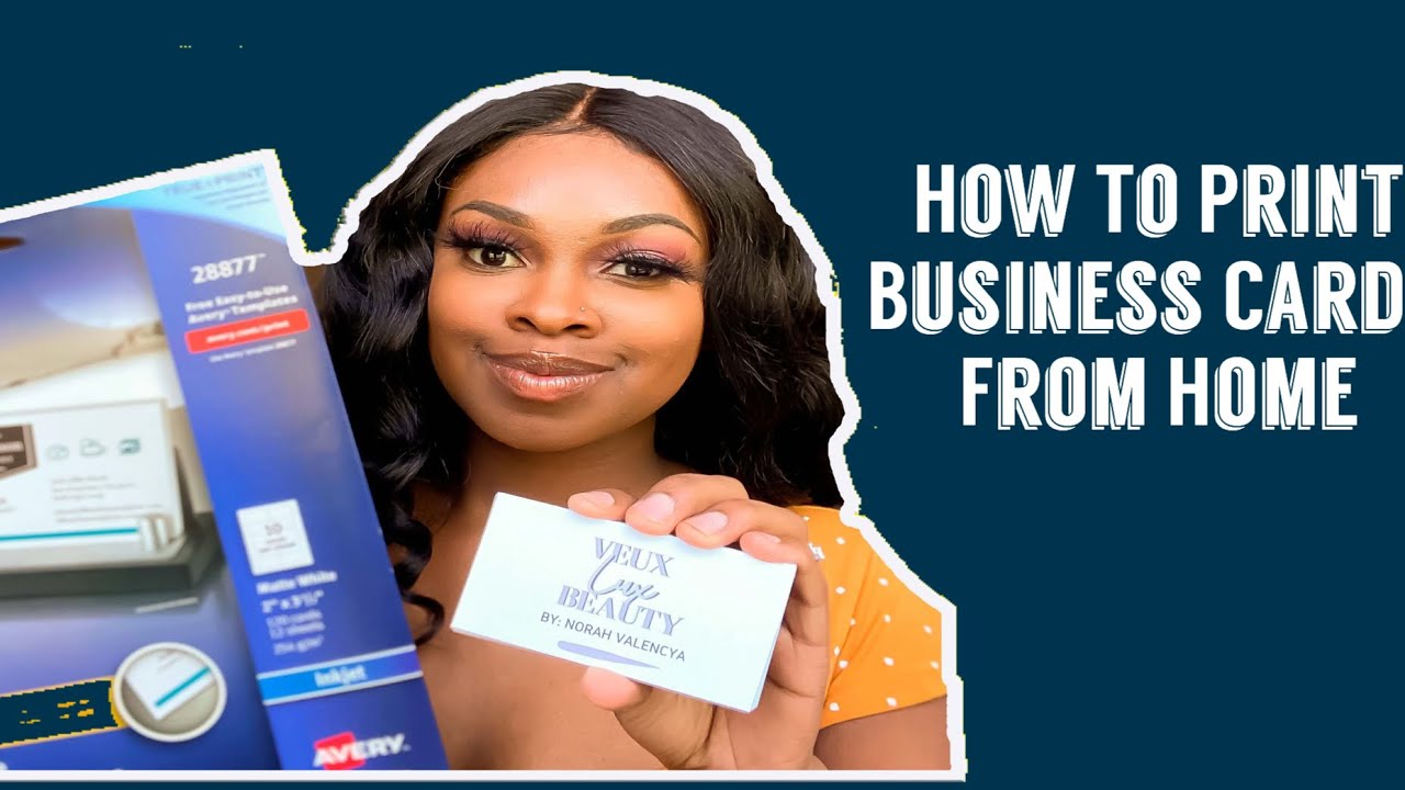 printing business cards from home