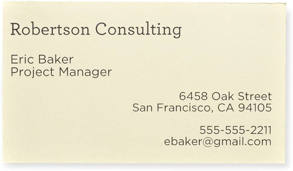 printing business cards from home