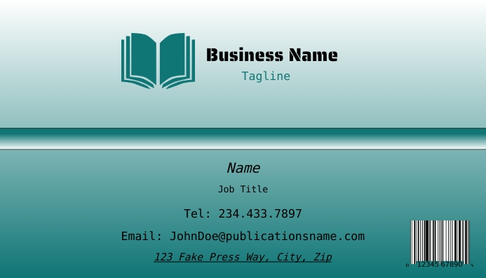 printing business cards from publisher