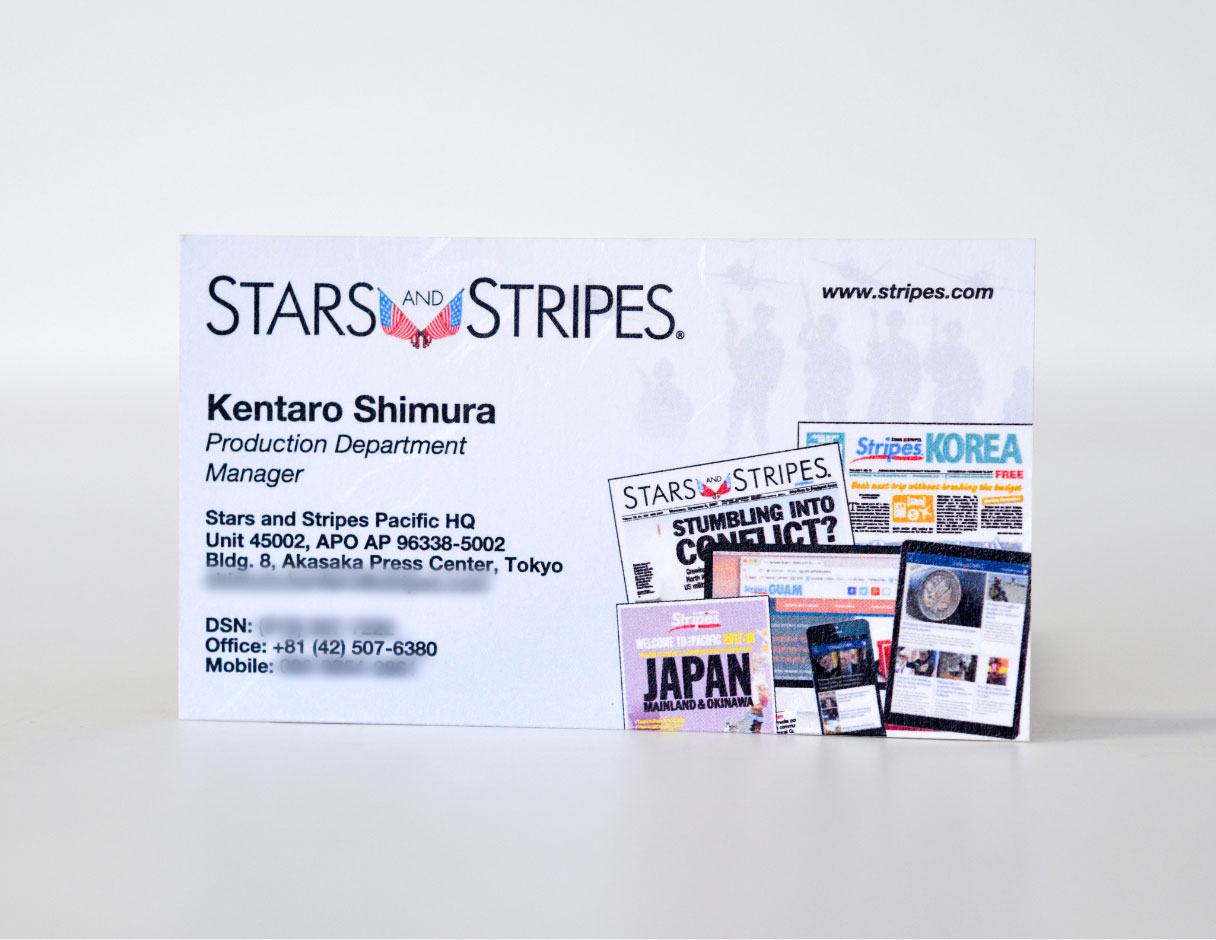 printing business cards japan