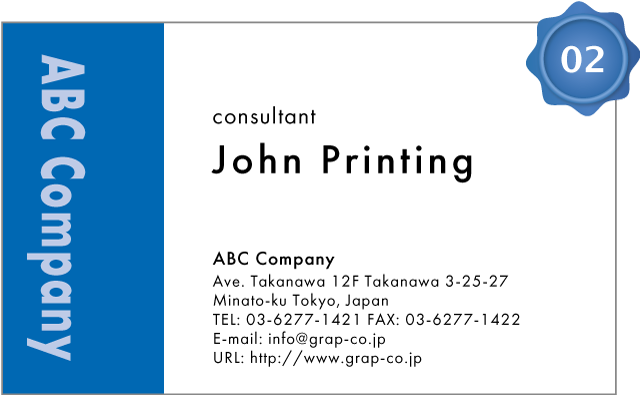 printing business cards japan