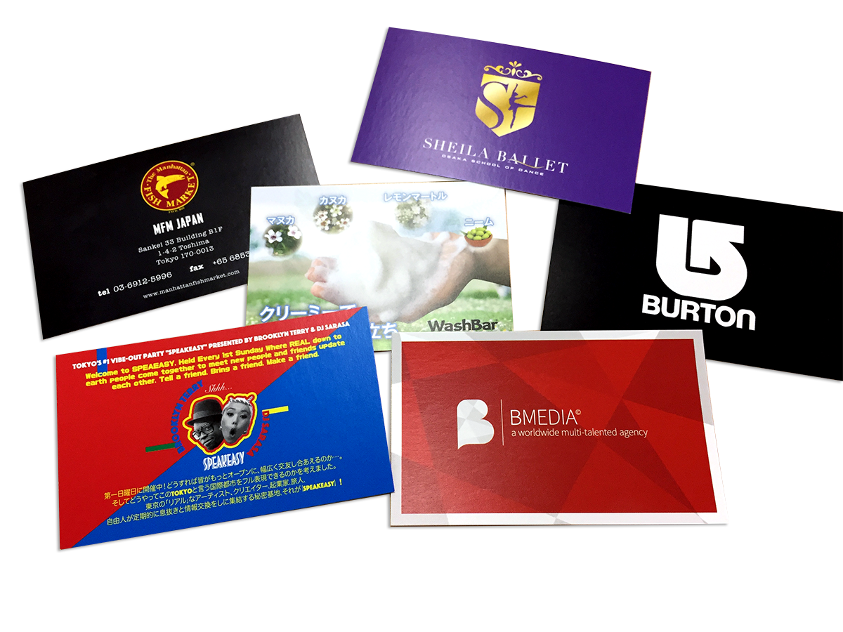 printing business cards japan