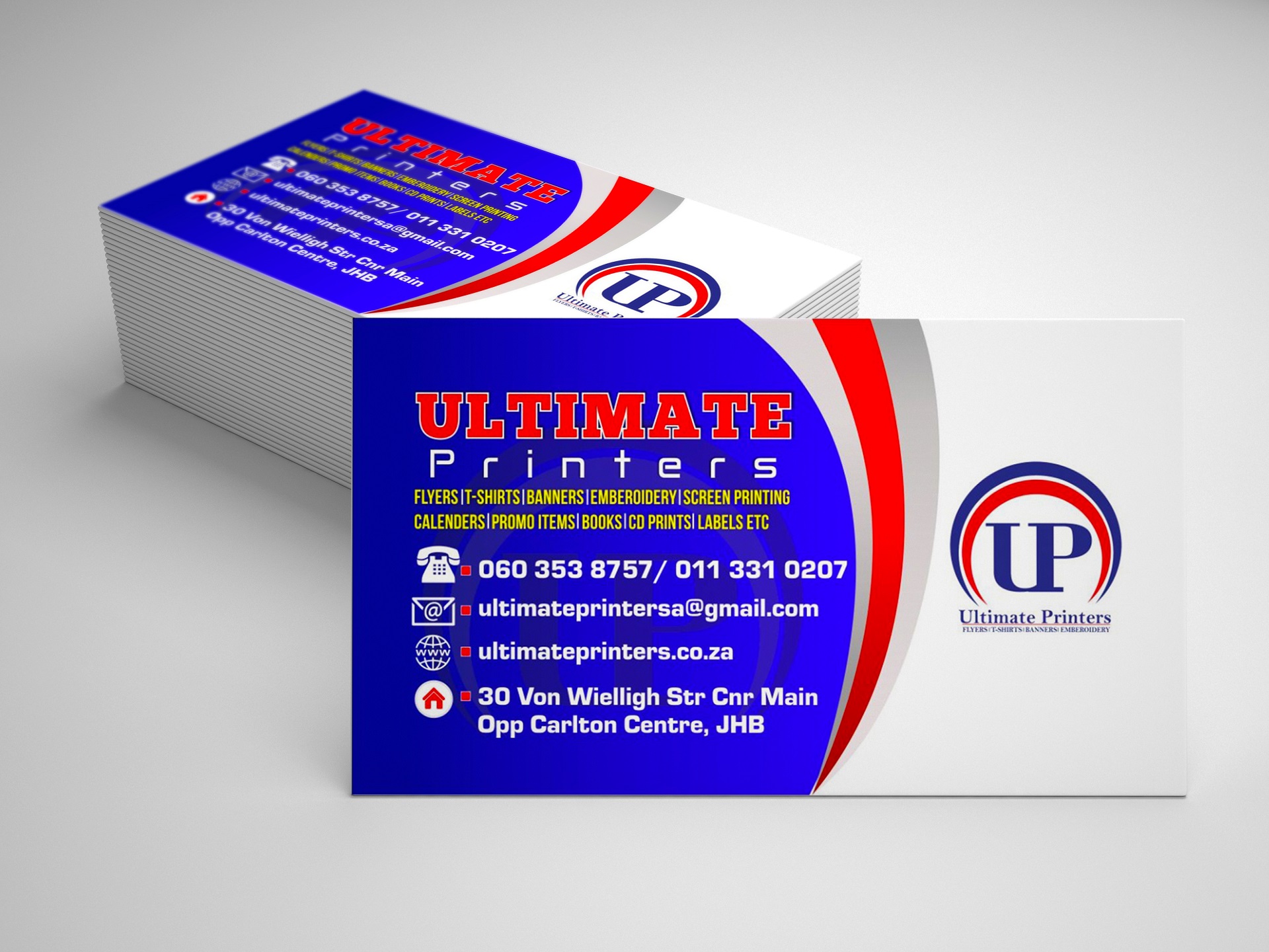 printing business cards johannesburg