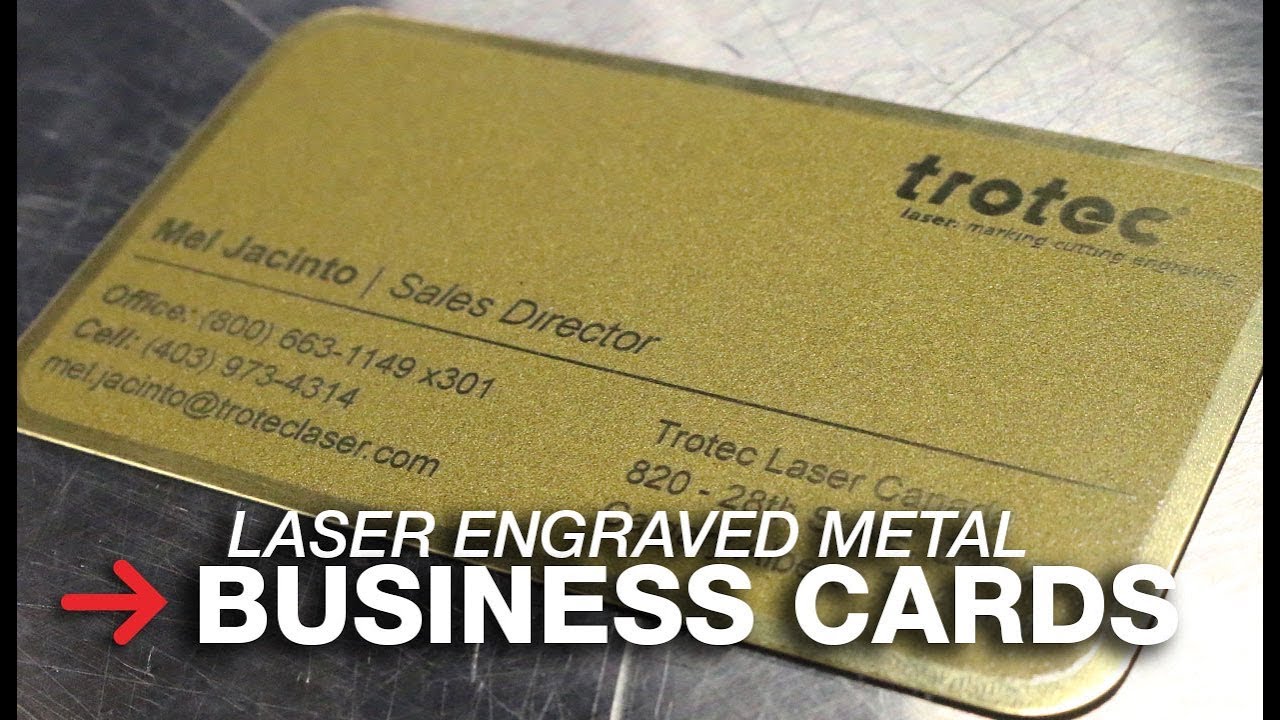 Metal Business Cards | Laser Engraving Aluminum Cards | UV Printed Cards