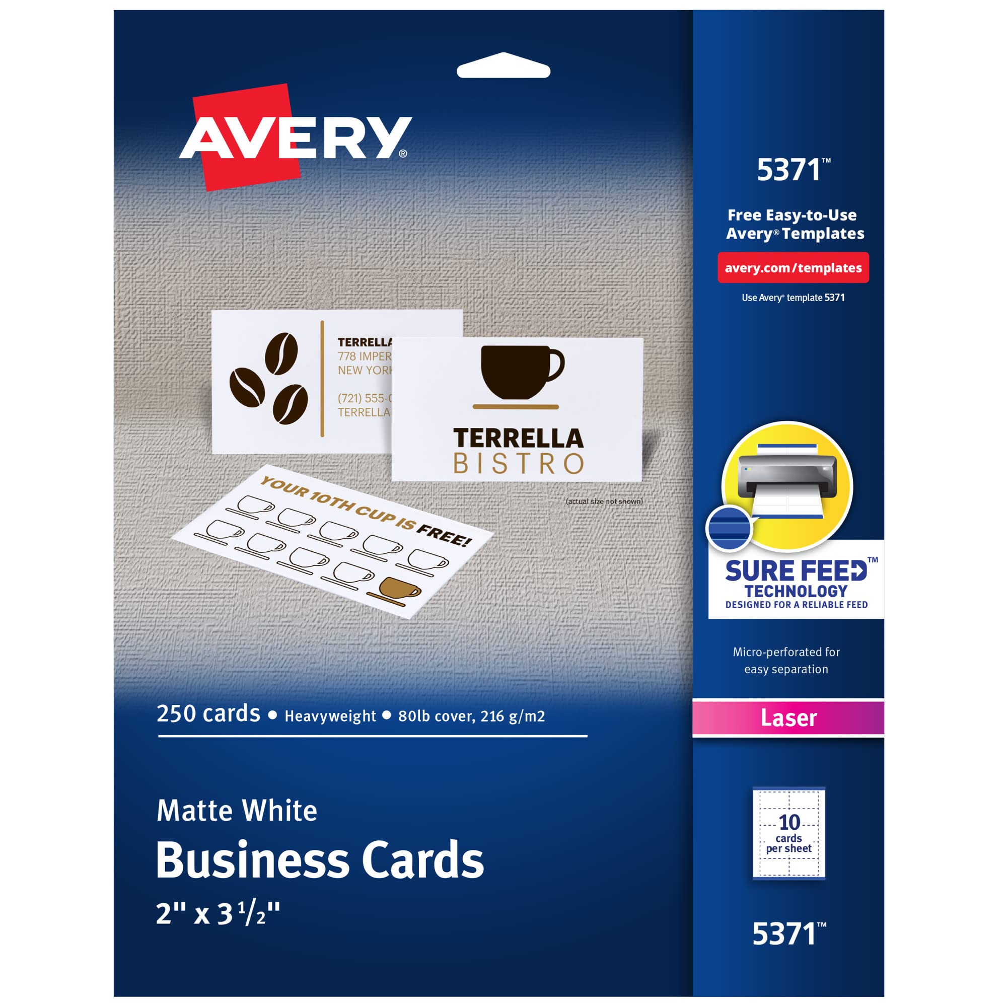 printing business cards laser printer