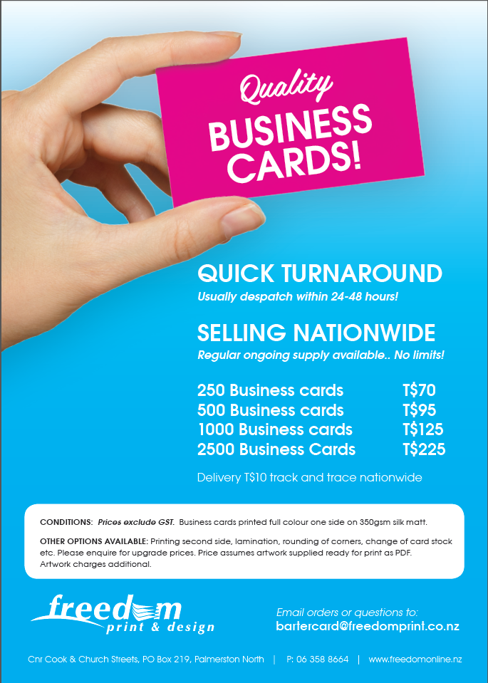 printing business cards north shore auckland