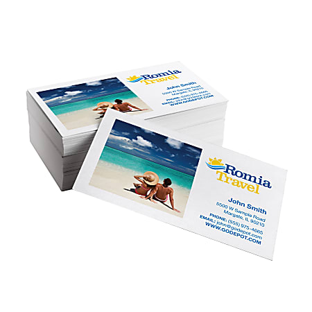 printing business cards office depot