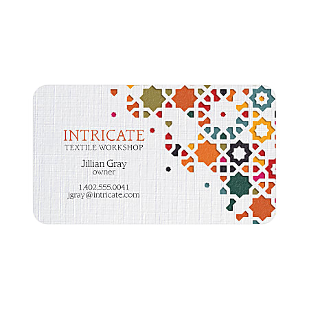 printing business cards office depot