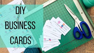printing business cards on home printer
