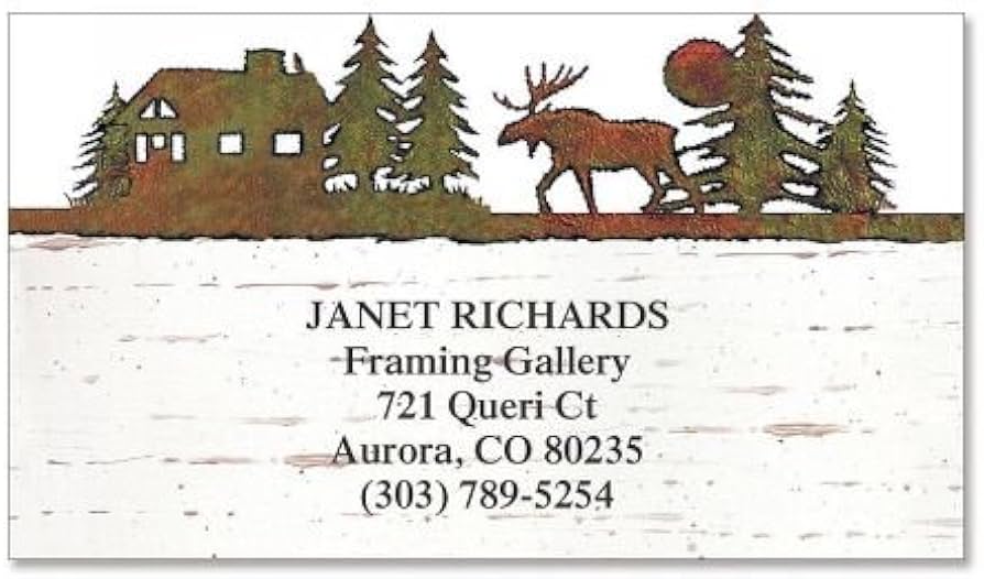 Amazon.com : Colorful Images Country Lodge Custom Printed Business ...