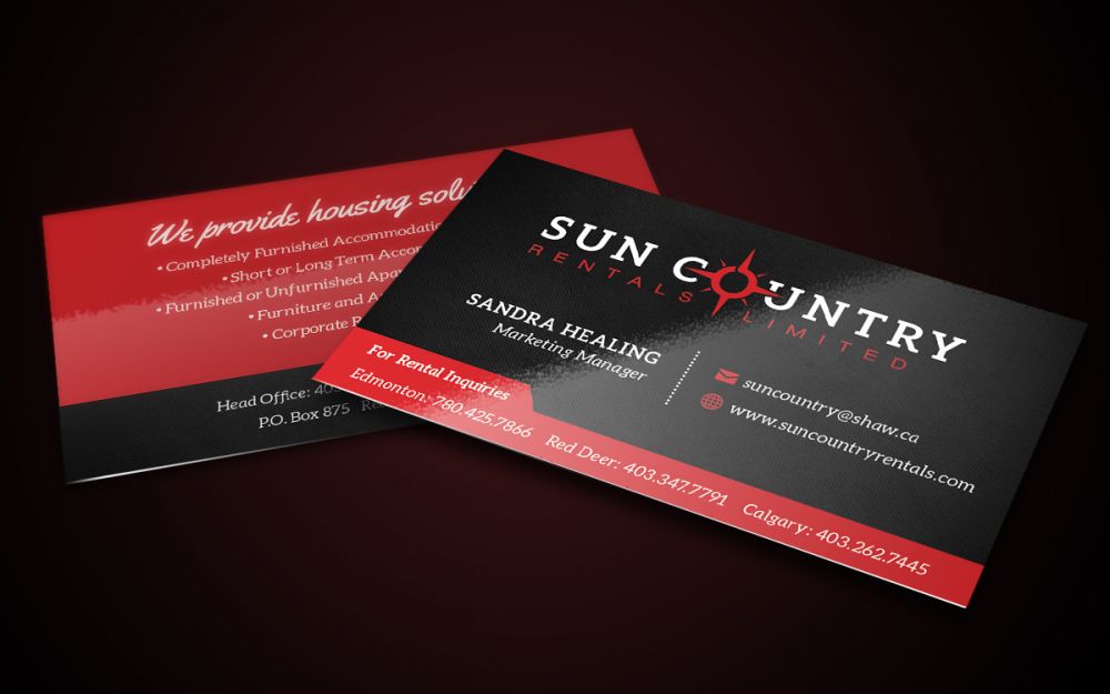 printing business cards red deer