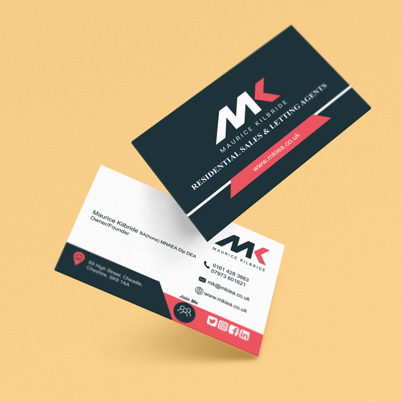 Full Colour Quality Business Cards with Free Fast Delivery