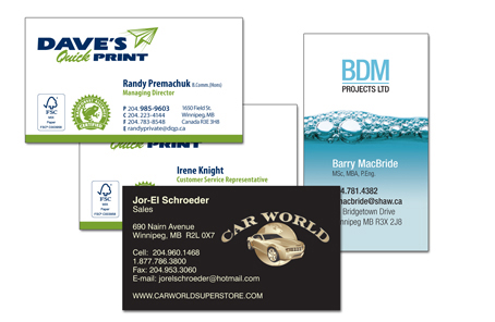 printing business cards winnipeg