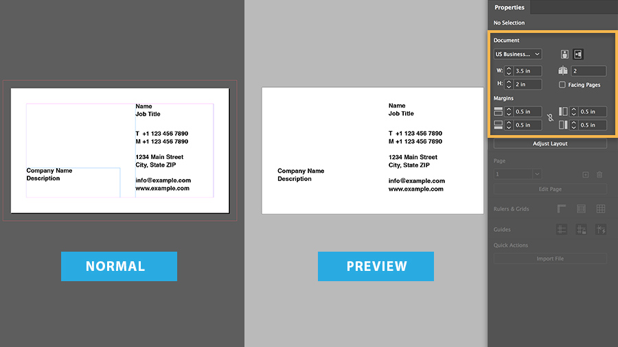 Create a business card