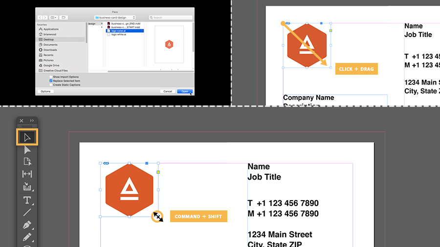 Create a business card