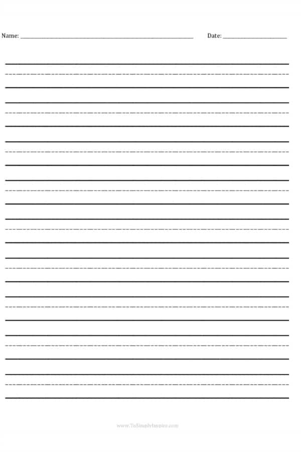 Free Printable Handwriting Practice Sheets To Simply Inspire 