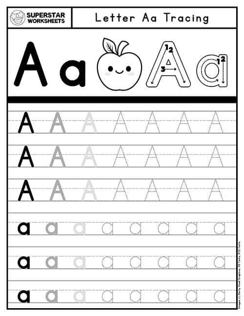 Letter A Worksheets -Worksheets Library