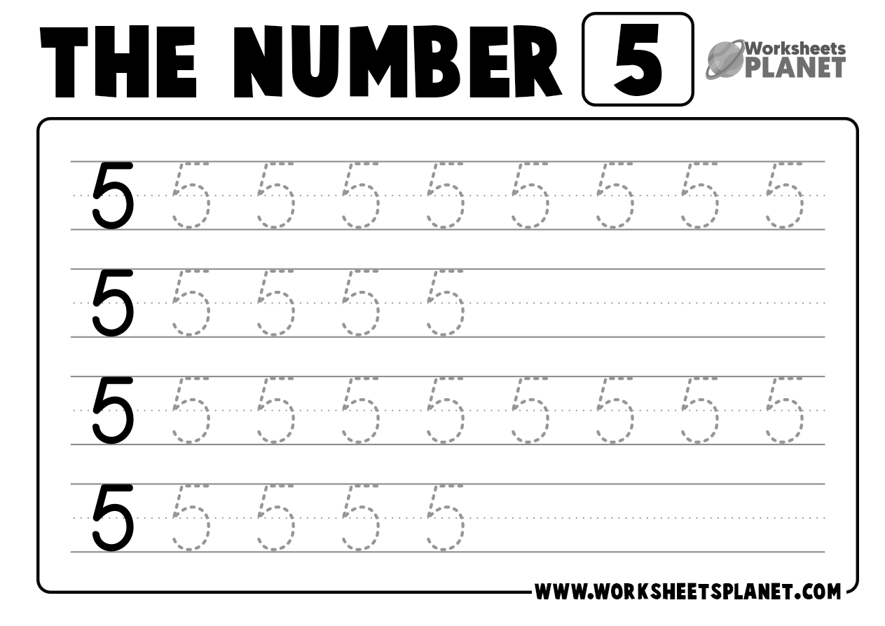 Tracing Numbers Worksheets for Kindergarten | READY TO PRINT