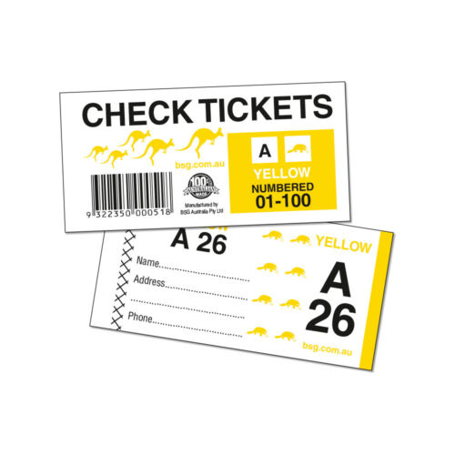 printing of raffle tickets cost
