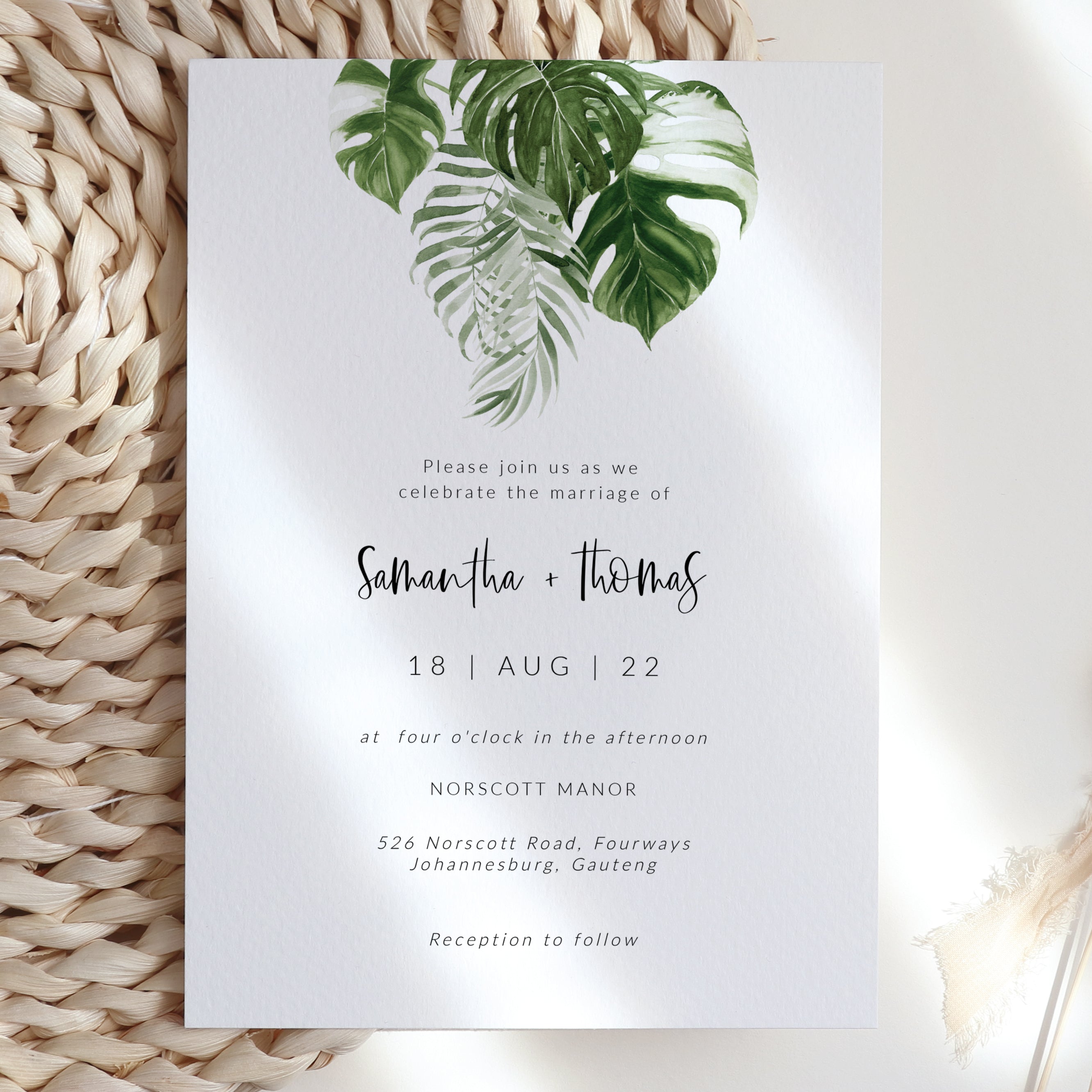 printing of wedding invitations in johannesburg