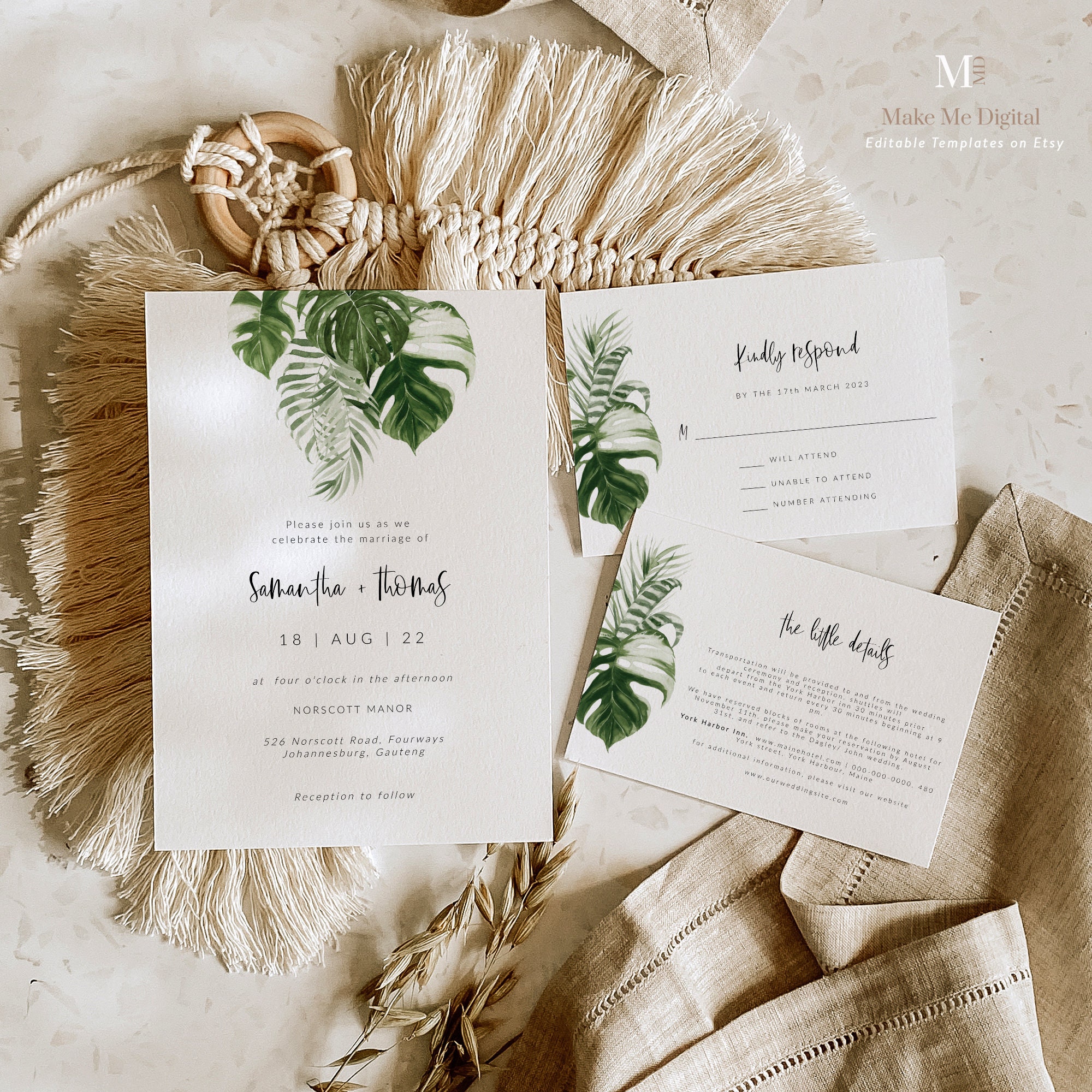 printing of wedding invitations in johannesburg