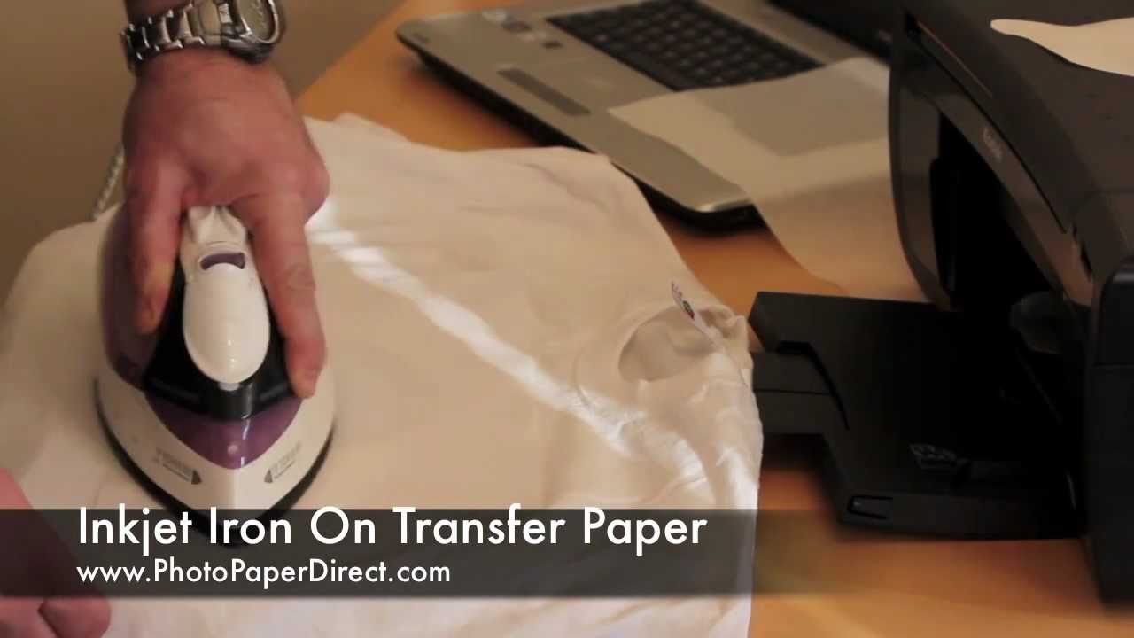 printing on iron on transfer paper