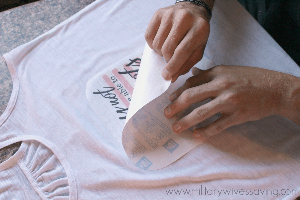 printing on iron on transfer paper