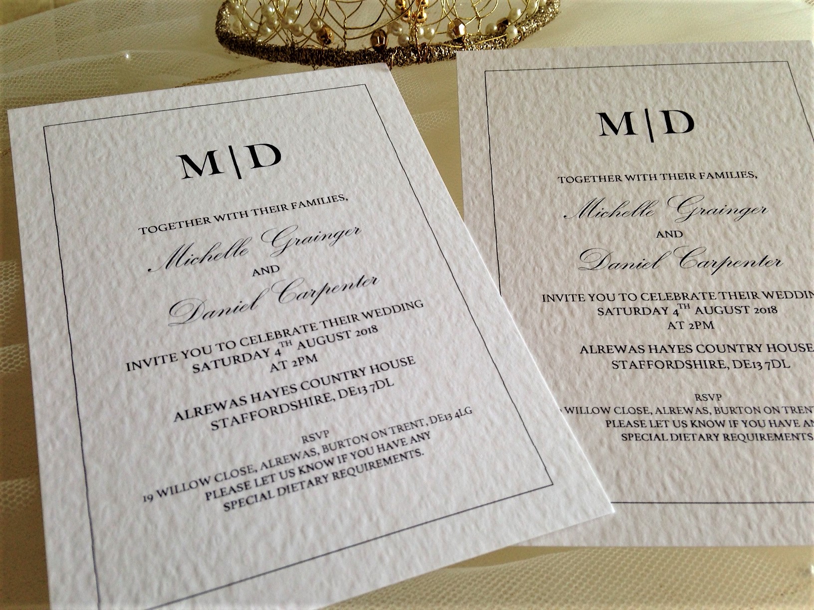 printing own wedding invitations uk