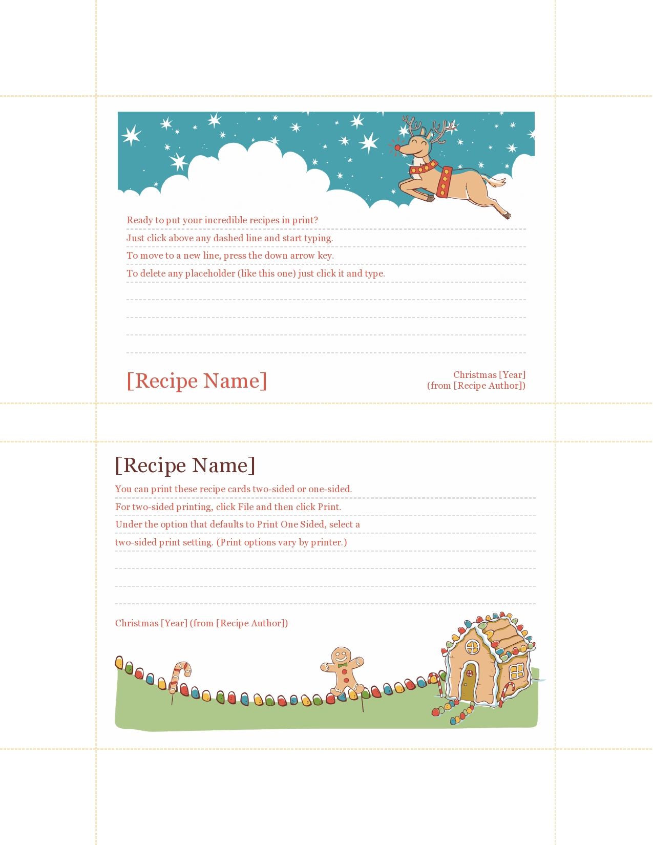 47 Free Recipe Card Templates (Word, Google Docs) - TemplateArchive