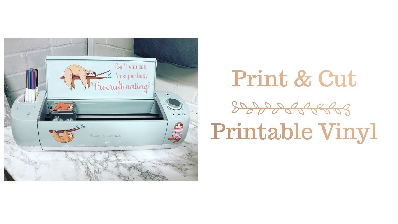 printing vinyl with cricut