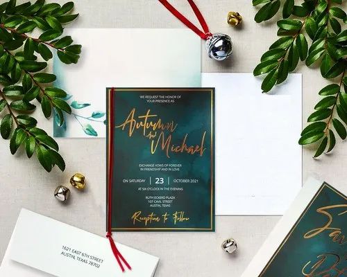 Wedding Card Printing Service at Rs 50/piece in Chennai | ID ...