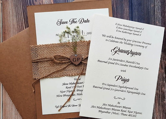 Badhai Designer Cards | Designer wedding cards in pune | Pune ...