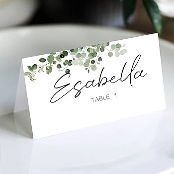 printing wedding escort cards