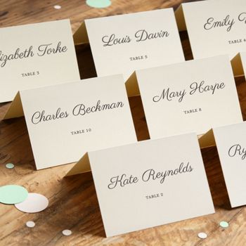 printing wedding escort cards