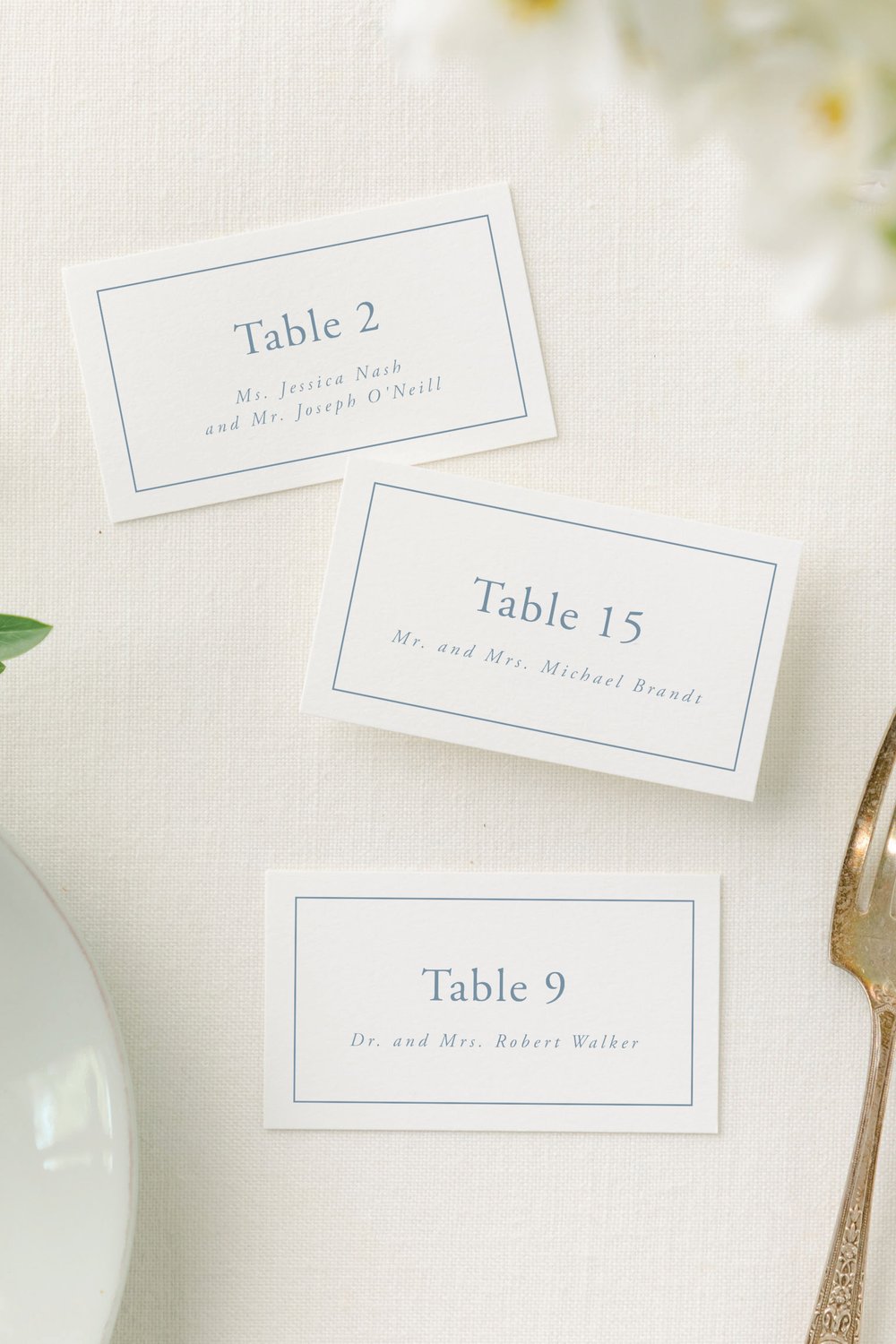 printing wedding escort cards