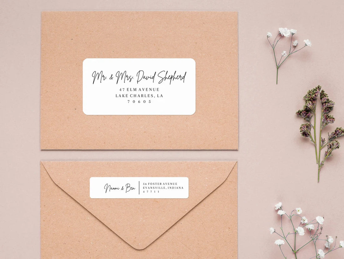 printing wedding invitation addresses