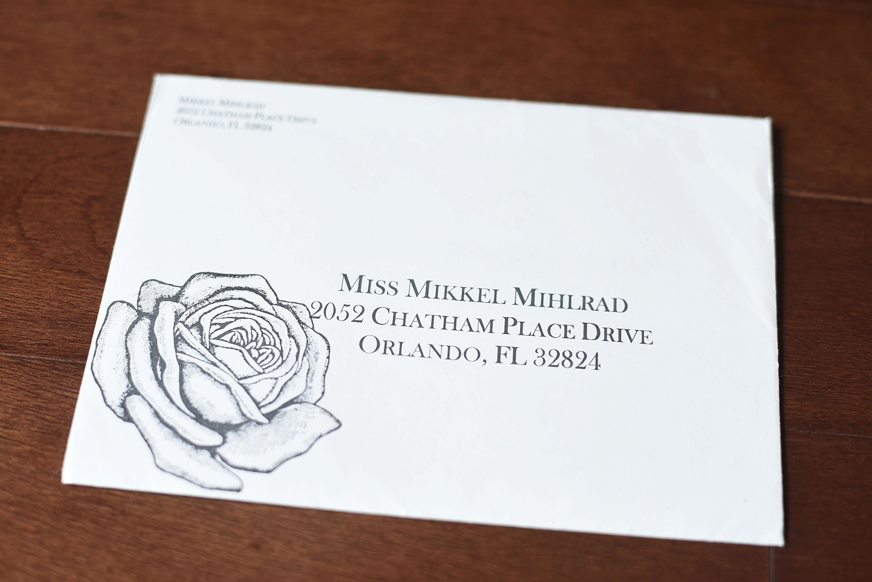 printing wedding invitation addresses