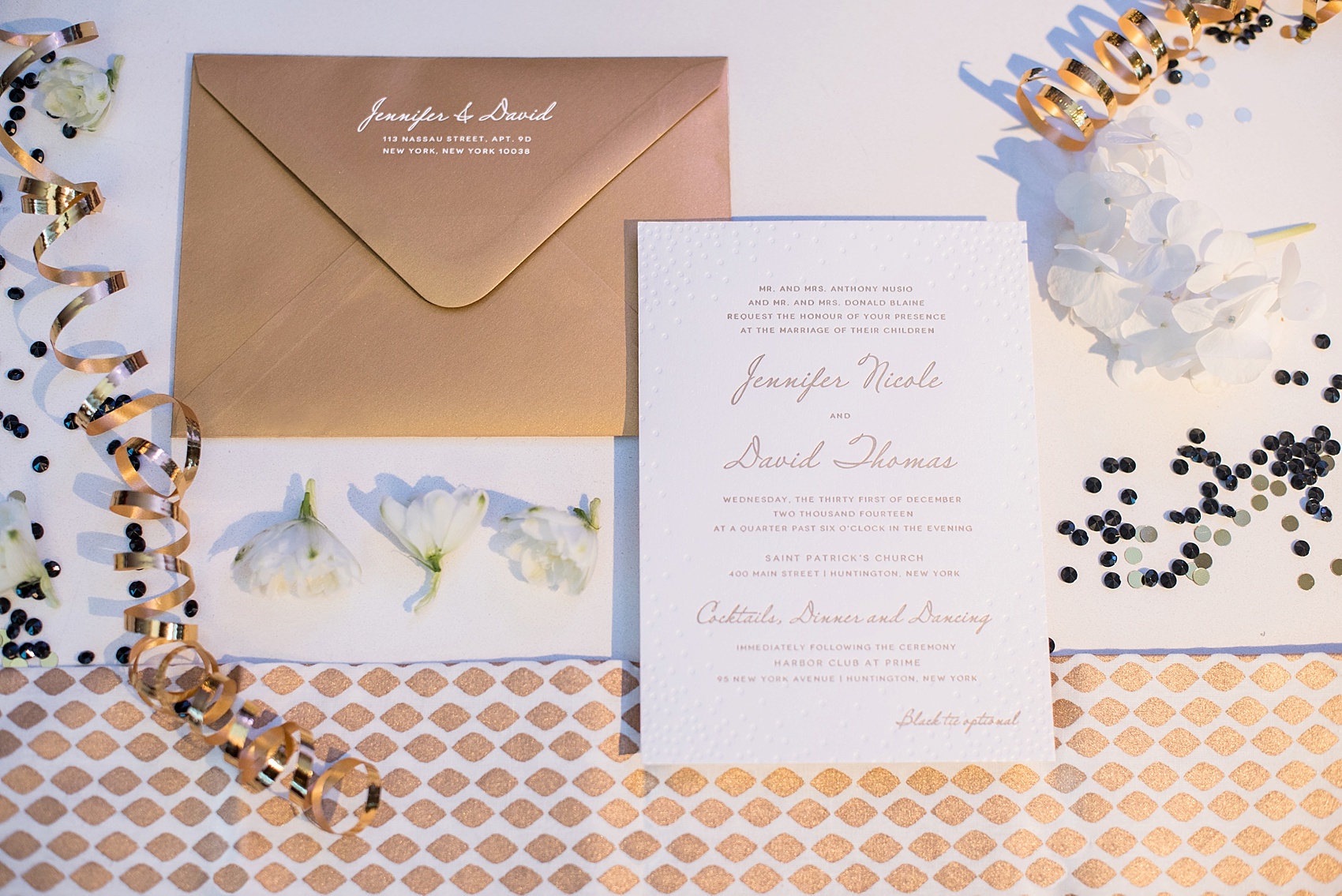 printing wedding invitation addresses