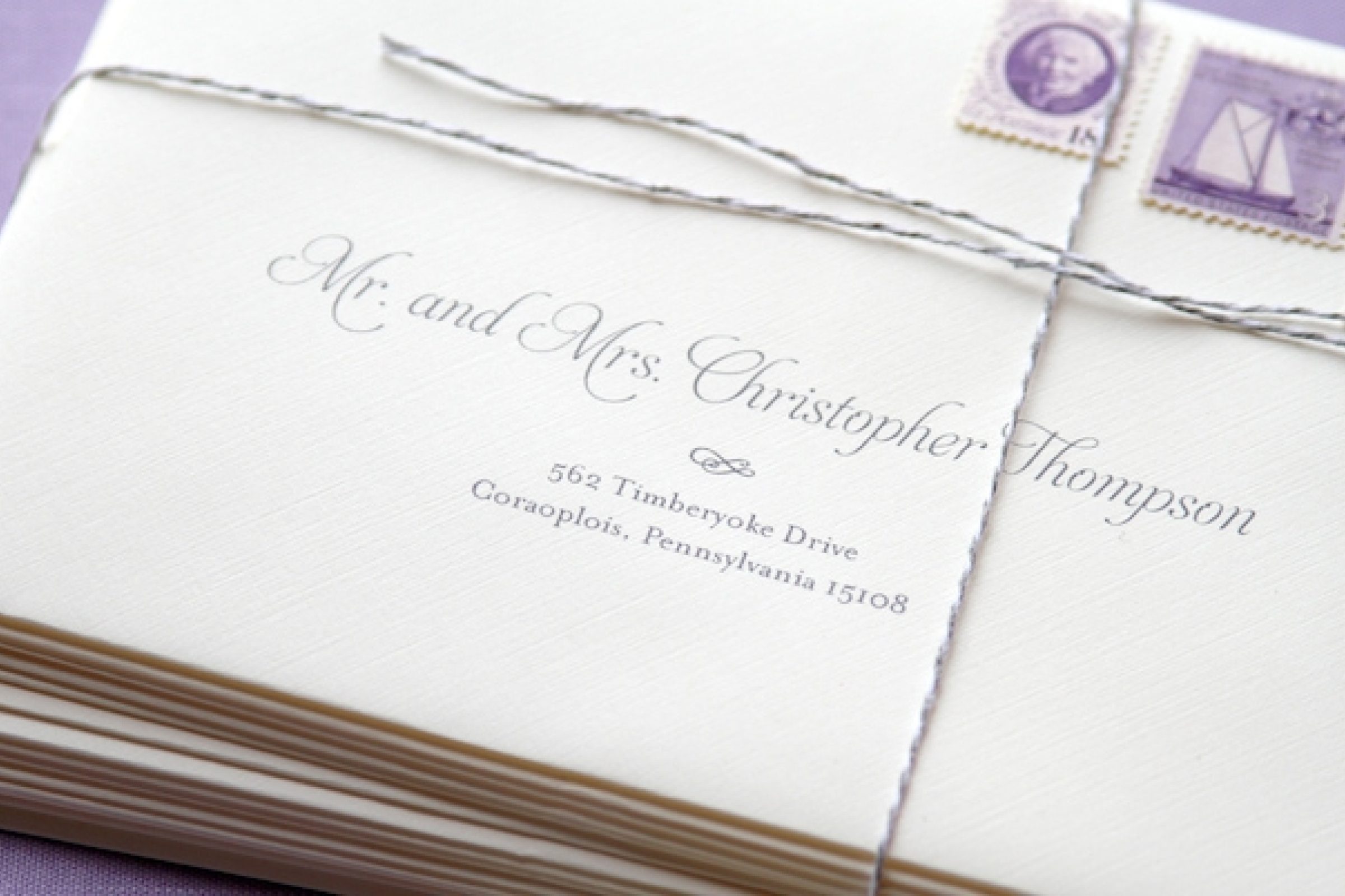 printing wedding invitation addresses