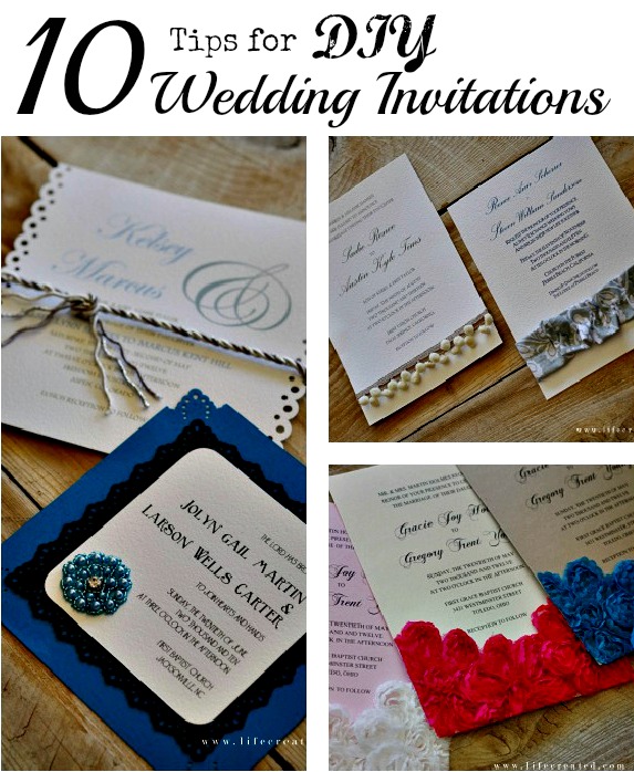 Craftaholics Anonymous® | 10 Tips for making DIY Wedding Invitations
